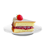 Strawberry Sponge Cake 